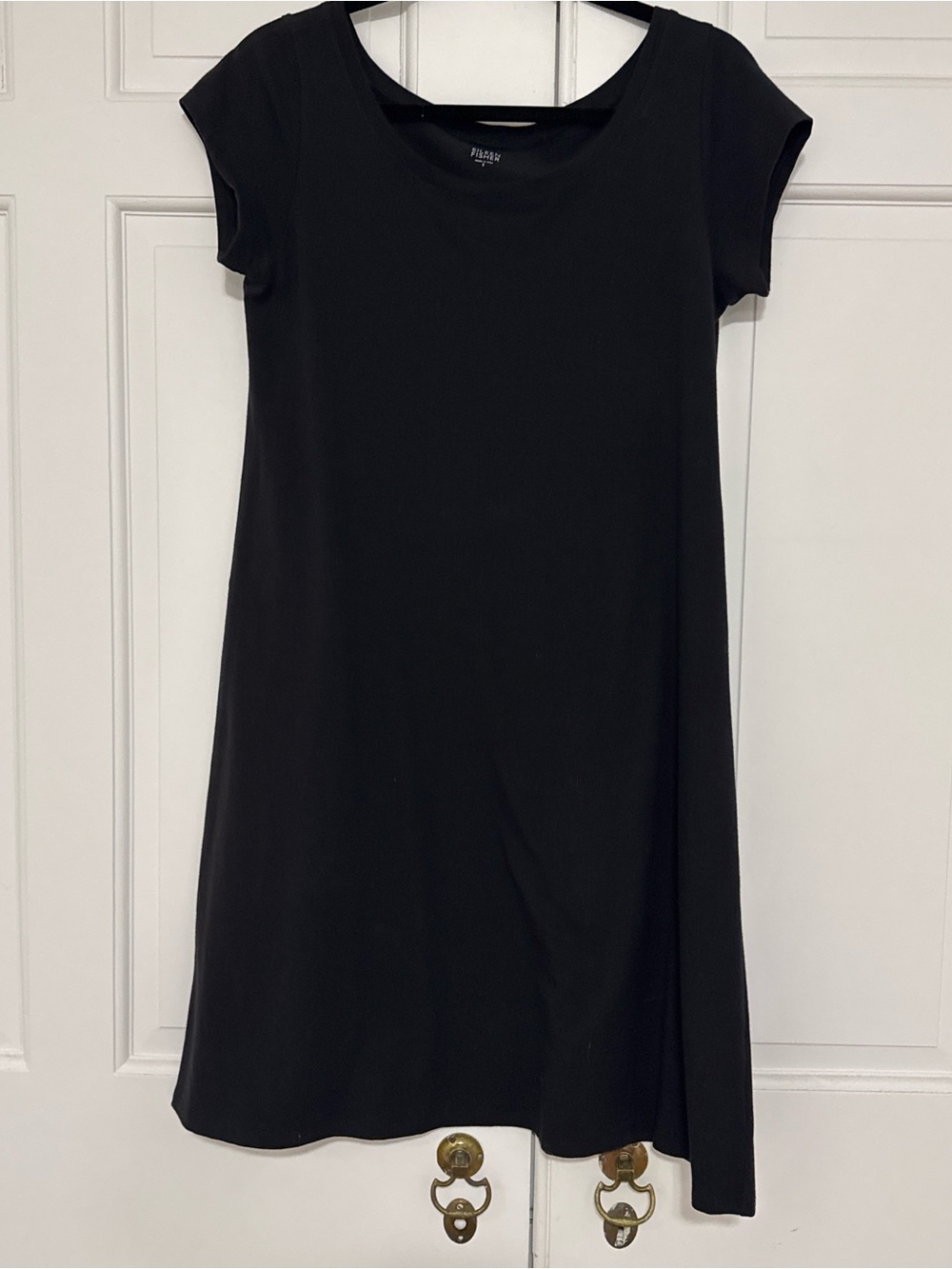 Eileen Fisher Black Midi Dress